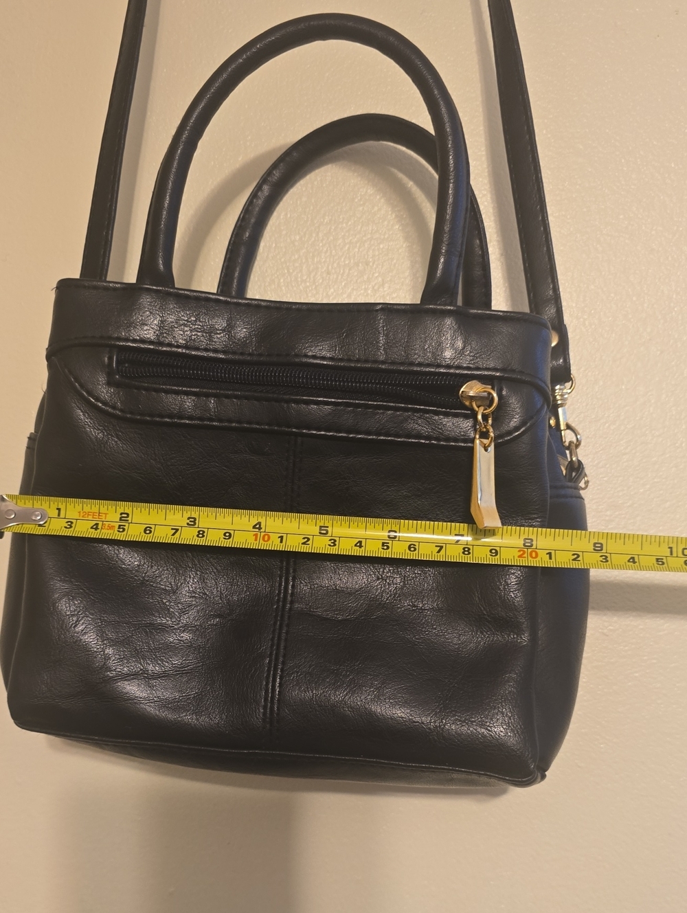 Classic Black Women's Crossbody Tote